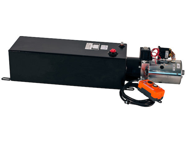 3-Way DC Power Unit-Electric Controls Horizontal 3 Gallon Steel Reservoir