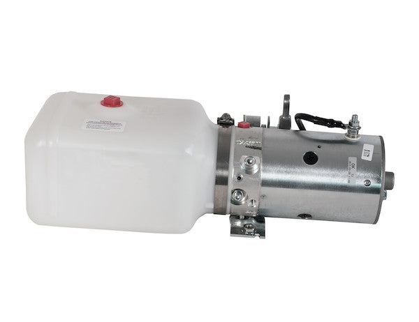 PU311 - 3-Way DC Power Unit-Metered Release Valve Horizontal 0.86 Gallon Poly Reservoir