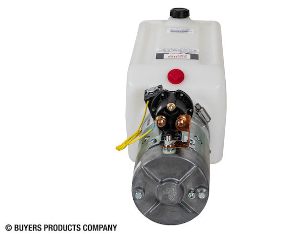 3-Way DC Power Unit-Electric Controls Horizontal 1.5 Gallon Poly Reservoir