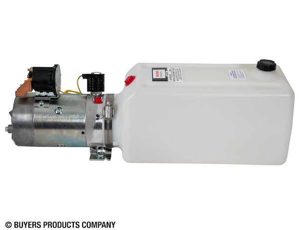 3-Way DC Power Unit-Electric Controls Horizontal 1.5 Gallon Poly Reservoir