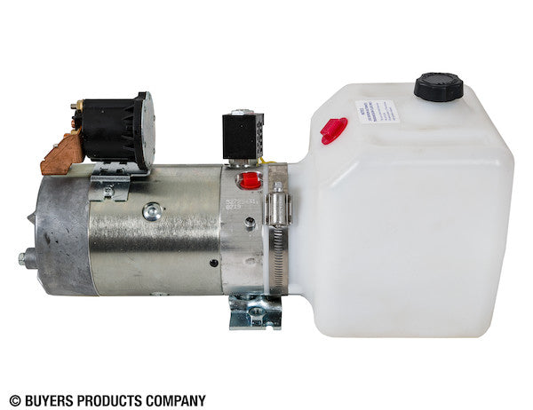 3-Way DC Power Unit-Electric Controls Horizontal 0.75 Gallon Poly Reservoir