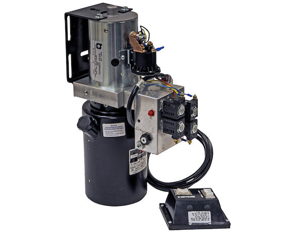 PU3593LRV - 4-Way/3-Way DC Power Unit-Electric Controls Vertical 0.75 Gallon Reservoir