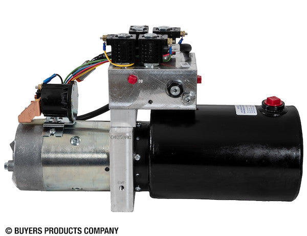 4-Way/3-Way DC Power Unit-Electric Controls Horizontal 0.75 gallon Reservoir