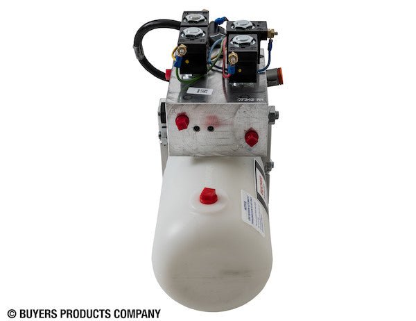 4-Way/3-Way DC Power Unit-Electric Controls Horizontal 0.32 Gallon Reservoir