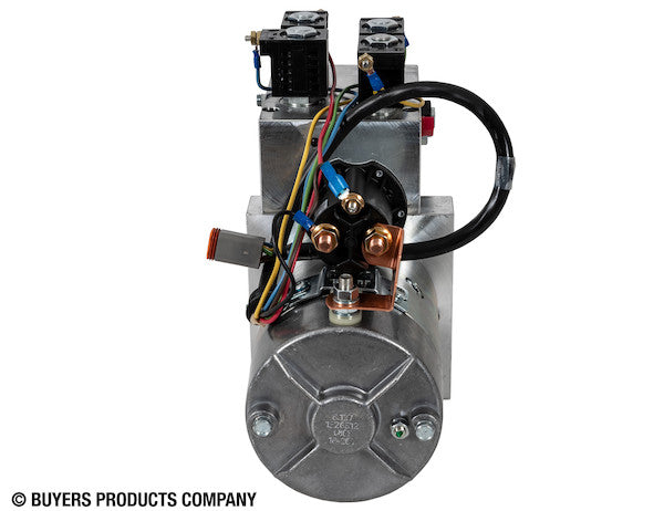 4-Way/3-Way DC Power Unit-Electric Controls Horizontal 0.32 Gallon Reservoir