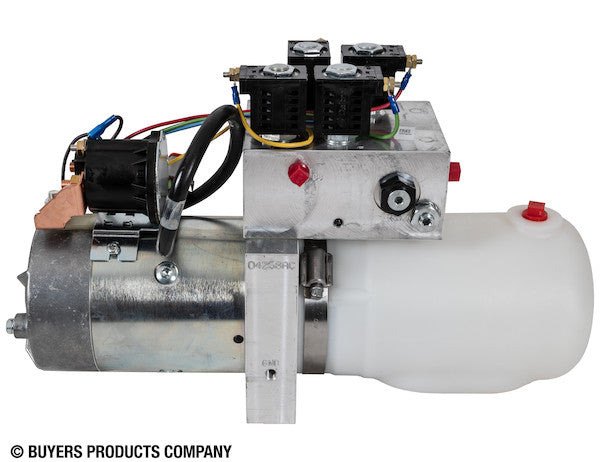 4-Way/3-Way DC Power Unit-Electric Controls Horizontal 0.32 Gallon Reservoir