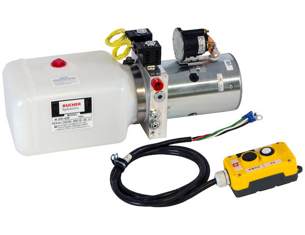 PU642TPA - POWER UNIT, 12V, DOUBLE ACTION, TOP PORTS