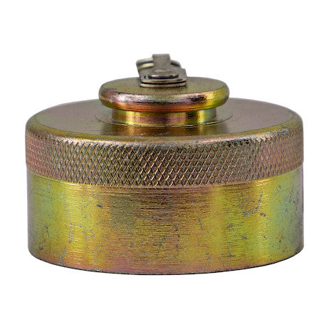 Steel Dust Cap With Chain For 1 Inch NPT Coupler