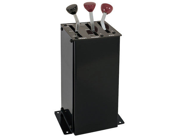 Black Powder Coated Steel Console For All Q-Series Triple Lever Control