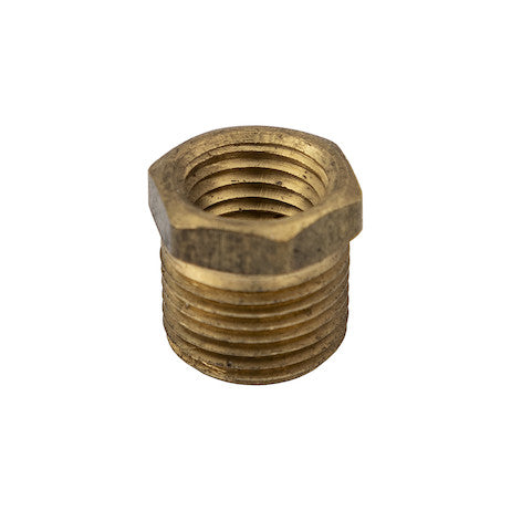 RAB038025 - Brass Reducer Bushing - 3/8 to 1/4 Inch