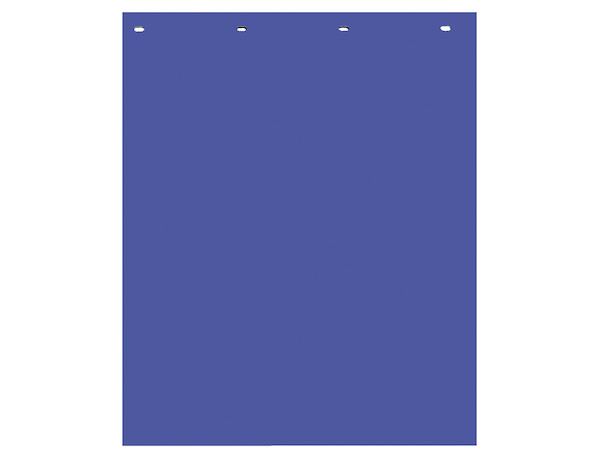 Super Durable Blue Polymer Mudflaps 24x30 Inch