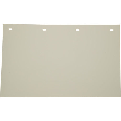 Super Durable White Polymer Mudflaps 24x30 Inch