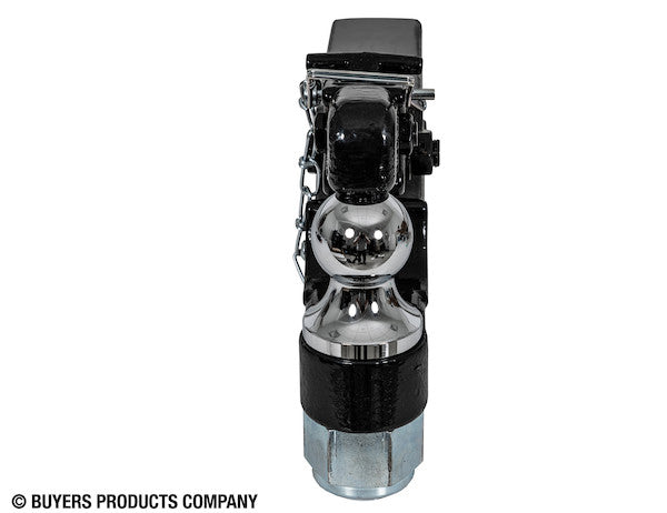 10 Ton Combination Hitch - 2-1/2 Inch Receiver, 2 Inch Ball