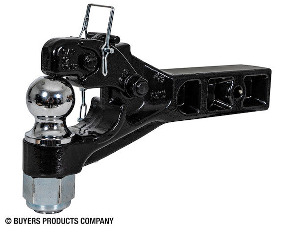 12 Ton Combination Hitch - 2-1/2 Inch Receiver, 2-5/16 Inch Ball