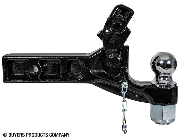 12 Ton Combination Hitch - 2-1/2 Inch Receiver, 2-5/16 Inch Ball