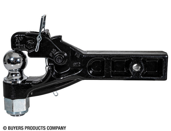 12 Ton Combination Hitch - 2-1/2 Inch Receiver, 2-5/16 Inch Ball
