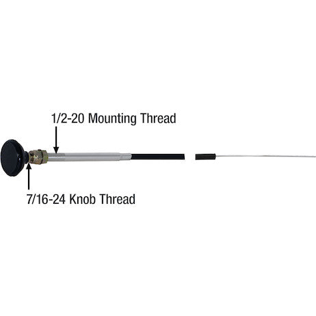 RO5B5X15 - 15 Foot Control Cable with 5 Inch Travel