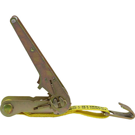 3 Inch x 27 Foot Ratchet Strap With Flat Hooks