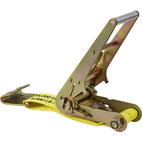 3 Inch x 27 Foot Ratchet Strap With Flat Hooks