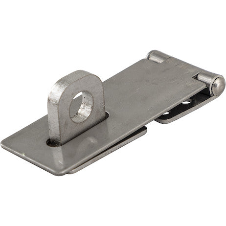Stainless Steel Universal Heavy-Duty Hinged Security Hasp, 1.44"W x 4.63"L 