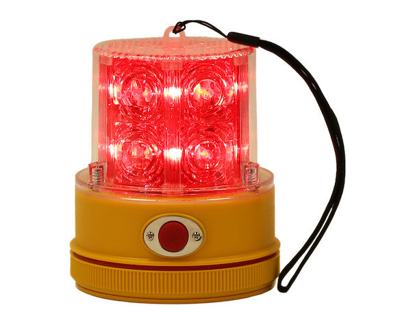 5 Inch by 4 Inch Portable Amber LED Beacon Light 