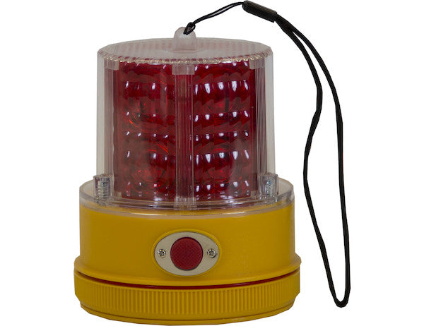 5 Inch by 4 Inch Portable Red LED Beacon Light 