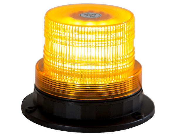 5 Inch by 4 Inch Amber LED Beacon Light 