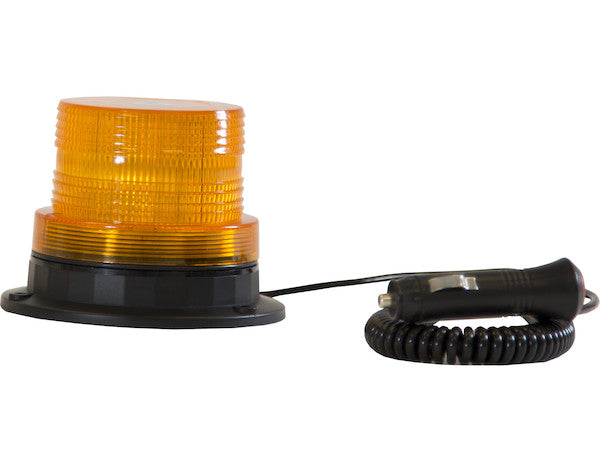 5 Inch by 4 Inch Amber LED Beacon Light 