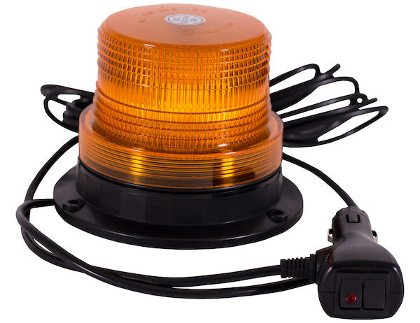 Class 1 5 Inch Wide Amber LED Beacon 
