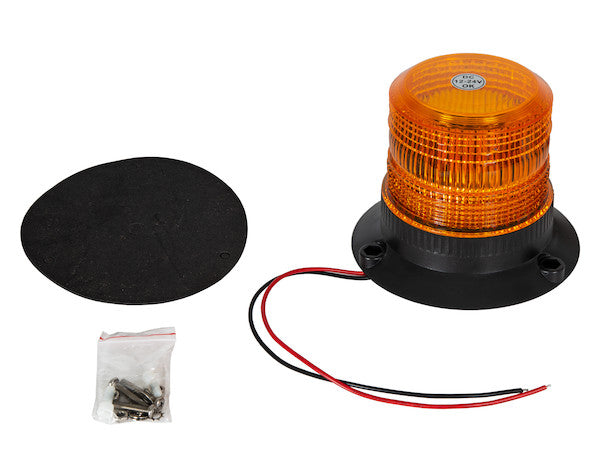 6 Inch by 5 Inch Incandescent Beacon Strobe Light 