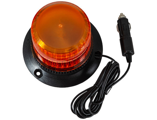 6 Inch by 5 Inch Incandescent Beacon Strobe Light 