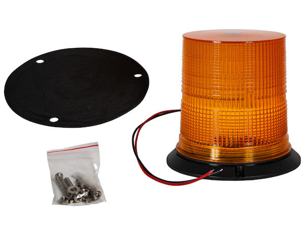 6.5 Inches by 6.5 Inch Incandescent Beacon Strobe Light