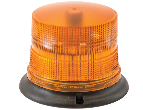 6.5 Inch by 5 Inch Programmable LED Strobe Beacon with Auxiliary Plug