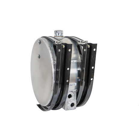 25 Gallon Side Mount Aluminum Reservoir with Rear Ports