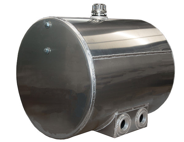 25 Gallon Side Mount Aluminum Reservoir with Rear Ports