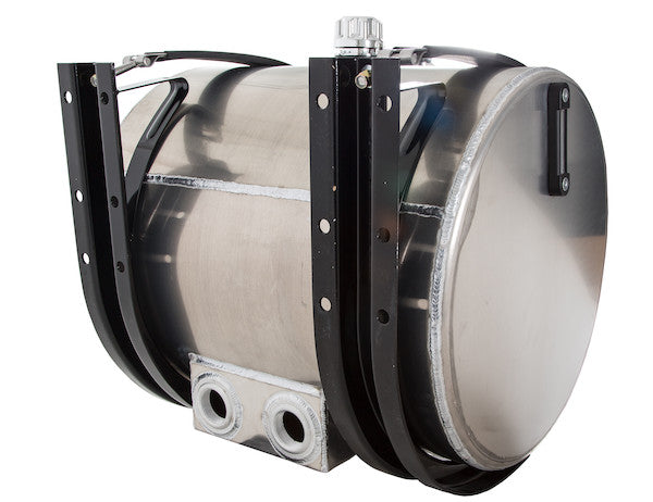 50 Gallon Side Mount Aluminum Reservoir with Rear Ports