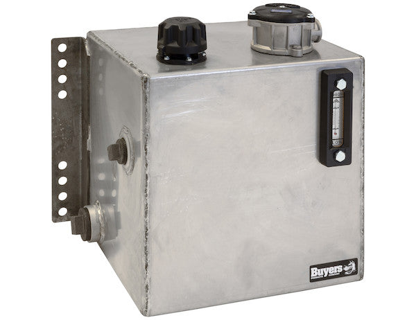 SMR15SSF10 - 15 Gallon Stainless Steel Bulkhead Hydraulic Reservoir With 10 Micron Filter