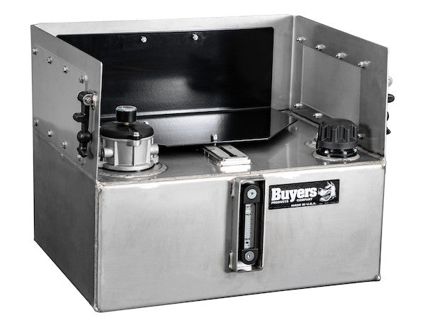 15 Gallon Stainless Steel Hydraulic Reservoir - Compact Version