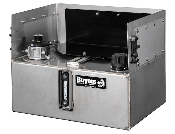 15 Gallon Stainless Steel Hydraulic Reservoir - Compact Version