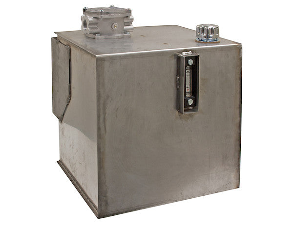 SMR30SS10 - 30 Gallon Stainless Steel Bulkhead Hydraulic Reservoir With 10 Micron Filter
