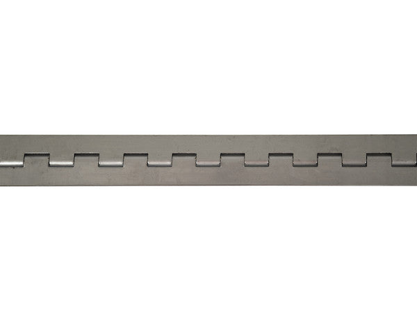 Stainless Continuous Hinge .075 x 72 Inch Long with 1/4 Pin and 2.0 Open Width