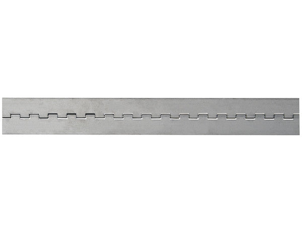 Stainless Continuous Hinge .075 x 72 Inch Long with 1/4 Pin and 3.0 Open Width