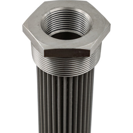 Thru-Wall Sump Strainer 2 Inch NPT Male Thread To 1-1/4 Inch NPT Port Thread with Stainless Steel Bushing