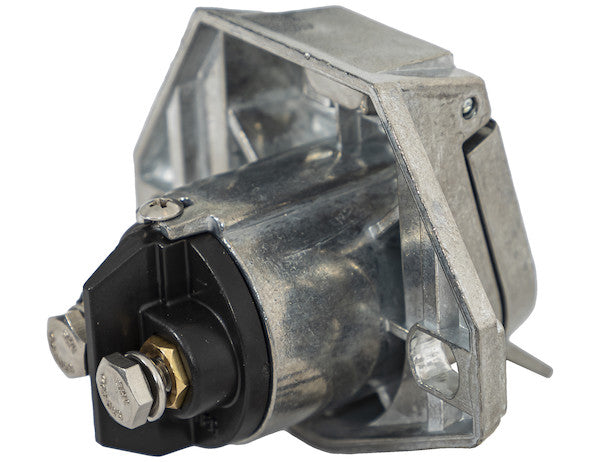 2-Way Die-Cast Zinc Trailer Connector -Truck Side - Horizontal Pin Arrangement