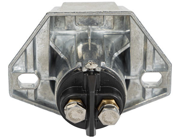 2-Way Die-Cast Zinc Trailer Connector -Truck Side - Horizontal Pin Arrangement