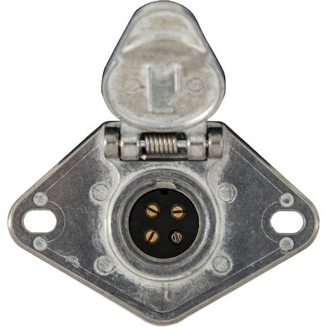 4-Way Die-Cast Metal Trailer Connector -Truck Side