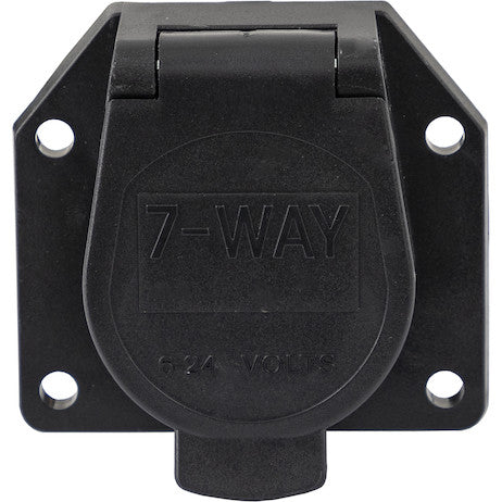 7-Way Plastic Trailer Connector - Truck Side