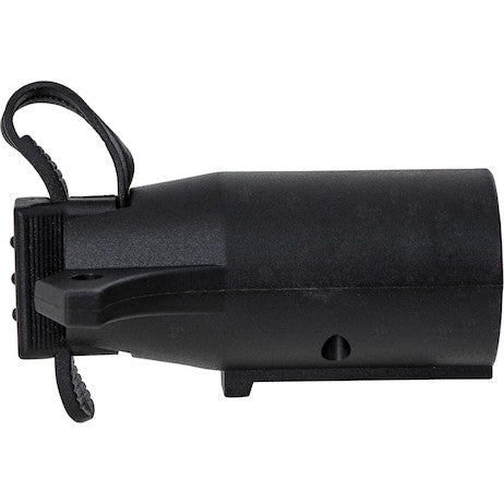 7-Way Flat to 4-Flat Plastic Trailer Connector Adapter with LED Tester