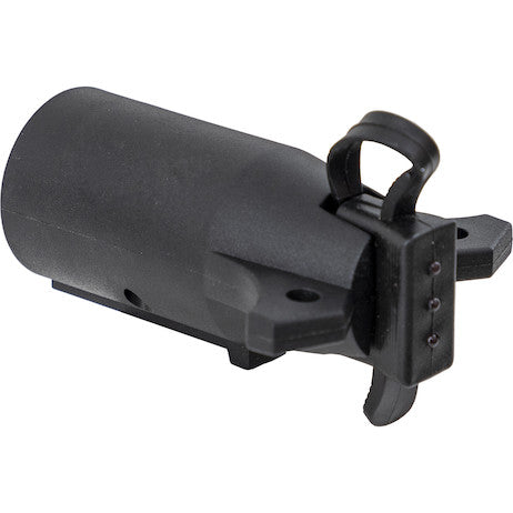 7-Way Flat to 4-Flat Plastic Trailer Connector Adapter with LED Tester
