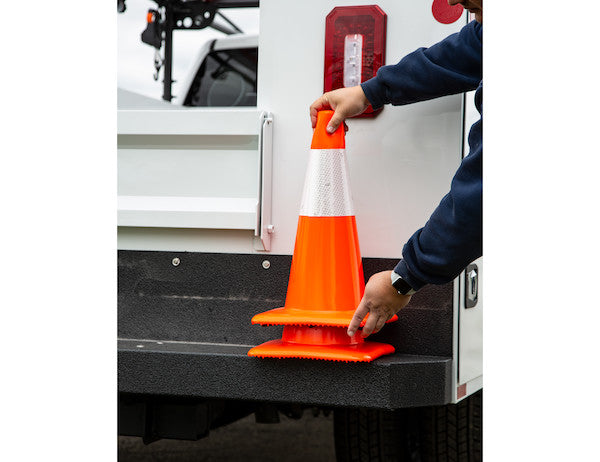 Horizontal Mount Traffic Cone Holders Black Powder Coat
